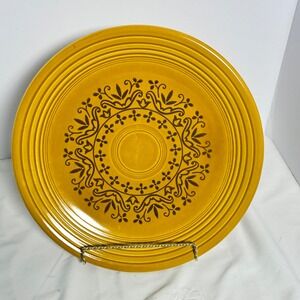 Coventry Plate Platter Casualstone Floral Medallion MCM Retro Boho Farmhouse